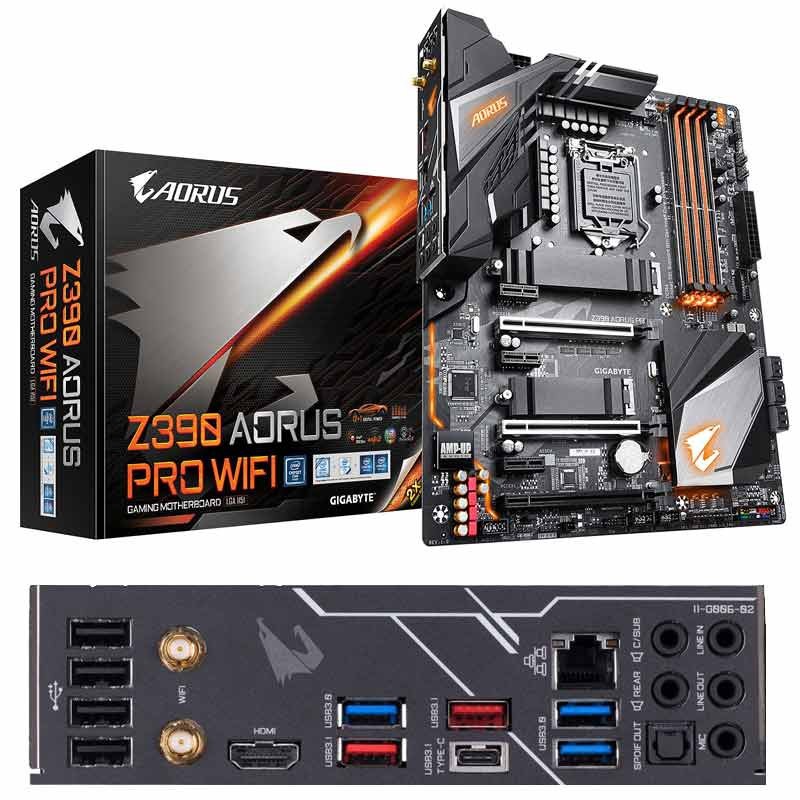 PLACA BASE GIGABYTE Z390 AORUS PRO WIFI S1151 4DDR4 128GB WIFI AC HDMI