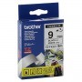 BROTHER CINTA LAMINADA FLEXIBLE TZE-FX221 NEGRO SOBRE BLANCO 9MM X 8 METROS