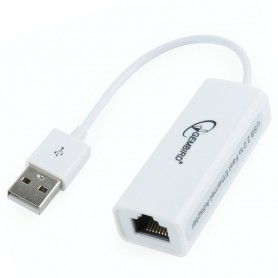 GEMBIRD ADAPTADOR USB A RED ETHERNET RJ45 NIC-U2-02 (COMPATIBLE WIN XP/VISTA/7/8/10)