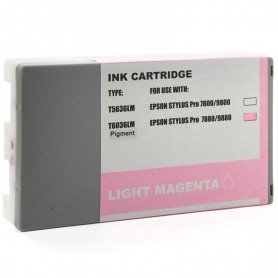 INK-PRO® CARTUCHO  COMPATIBLE PIGMENTADA EPSON T603600 MAGENTA LIGHT (220 ML)