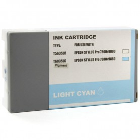 INK-PRO® CARTUCHO  COMPATIBLE PIGMENTADA EPSON T603500 CYAN LIGHT (220 ML)