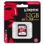 SD 32GB KINGSTON CANVAS SDR/32GB HASTA 100MBPS + LPI*