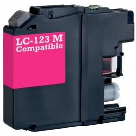 INK-PRO® CARTUCHO  COMPATIBLE BROTHER LC121 / LC123 MAGENTA (10 ML)