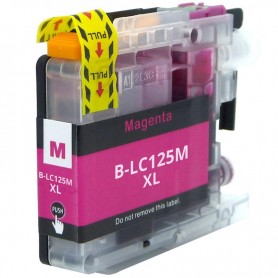 INK-PRO® CARTUCHO  COMPATIBLE BROTHER LC125 MAGENTA (16.6 ML)