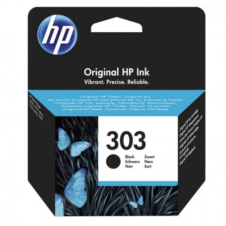 HP 303 NEGRO - CARTUCHO DE TINTA ORIGINAL (4 ML) - T6N02AE