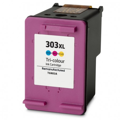 INK-PRO® CARTUCHO COMPATIBLE HP 303XL (T6N03AE/T6N01AE) COLOR (18 ML)