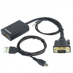 CABLEXPERT ADAPTADOR VGA A HDMI A-VGA-HDMI-01 15 CM