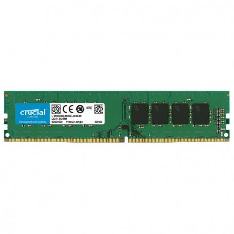 8GB MEMORIA DDR-4 2666MHZ PC4-21300  CT8G4DFRA266 SINGLE RANK CRUCIAL