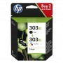 HP 303 XL NEGRO + NEGRO + COLOR - PACK DE 3 CARTUCHOS ORIGINALES (2 X 12ML 1 X 10ML) - 3YN10AE