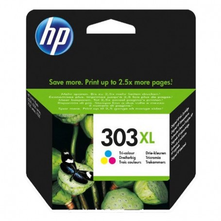 HP 303 XL COLOR - CARTUCHO DE TINTA ORIGINAL (10 ML) - T6N03AE