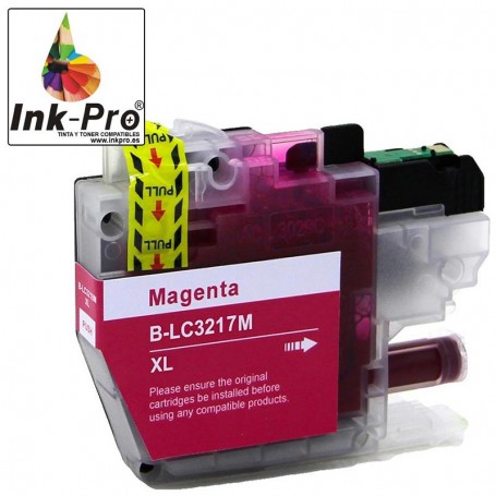 INK-PRO® CARTUCHO  COMPATIBLE BROTHER LC3217 (LC3217M) MAGENTA (10 ML)