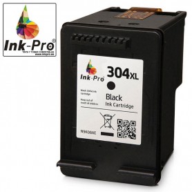 INK-PRO® CARTUCHO  COMPATIBLE HP 304XL V.2 (N9K06AE/N9K08AE ) NEGRO (20 ML)