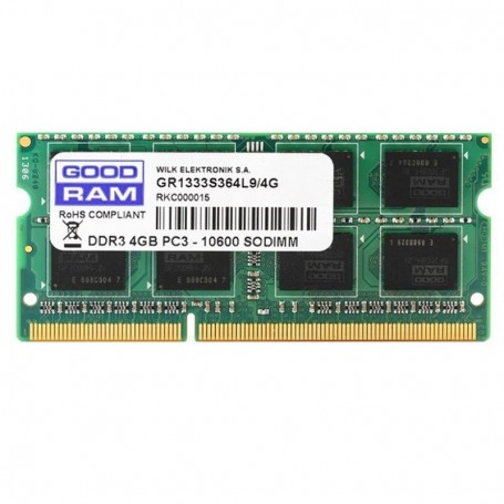 4GB MEMORIA SODIMM DDR-3 PC-1600 GR1600S3V64L11S/4G GOODRAM