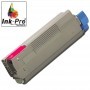 INK-PRO® TONER  COMPATIBLE OKI C612 (46507506) MAGENTA (6000 PAG)