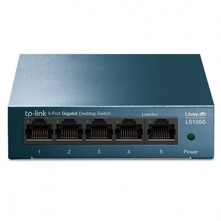 TP-LINK SWITCH 5 PUERTOS LS105G 10/100/1000 METAL