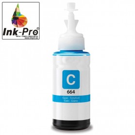 INK-PRO® BOTELLA TINTA  COMPATIBLE EPSON T6642 (C13T664240) CYAN (100 ML)