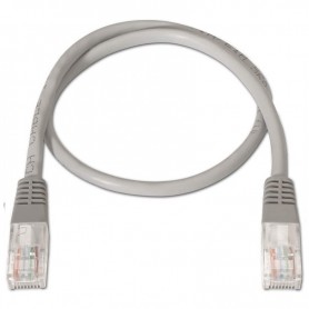 AISENS CABLE RED CAT. 6 1M UTP AWG24 GRIS A135-0229