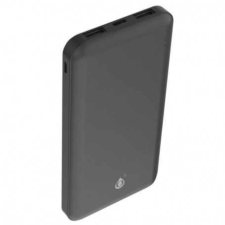 POWERBANK ONE+ 10000 MAH ND2042 5V 2A 2 ENTRADAS (MICROUSB+TYPE C) / 2 SALIDAS (USB-A) NEGRO