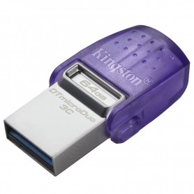 PENDRIVE 64GB KINGSTON MICRODUO 3C USB 3.1 - TYPE C + LPI*