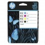 HP 912 - PACK DE 4 CARTUCHOS ORIGINALES B/C/M/Y (1 X 21.9 + 3 X 9.9 ML) - 6ZC74AE