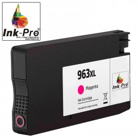 INK-PRO® CARTUCHO COMPATIBLE HP 963XL (3JA28AE/3JA24AE) MAGENTA (1600 PAG)