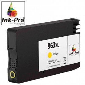 INK-PRO® CARTUCHO COMPATIBLE HP 963XL (3JA27AE/3JA23AE) AMARILLO (1600 PAG)