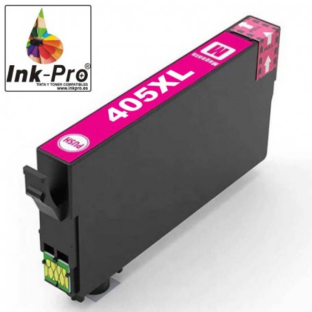 INK-PRO® CARTUCHO  COMPATIBLE EPSON 405XL (C13T05H34010 / C13T05G34010) MAGENTA (1100 PAG)