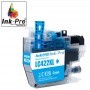 INK-PRO® CARTUCHO  COMPATIBLE BROTHER LC422XL CYAN (19 ML)