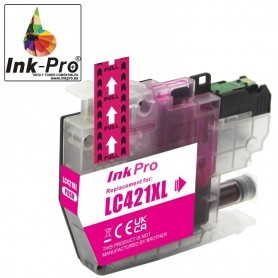INK-PRO® CARTUCHO  COMPATIBLE BROTHER LC421XL MAGENTA (7.5 ML)