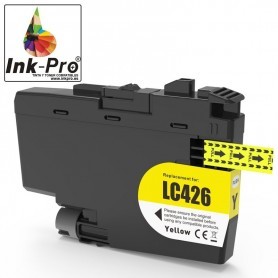 INK-PRO® CARTUCHO  COMPATIBLE BROTHER LC426XL AMARILLO (5000 PAG.)