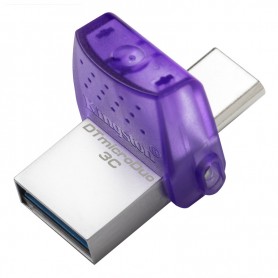 PENDRIVE 128GB KINGSTON MICRODUO 3C USB 3.1 - TYPE C + LPI*