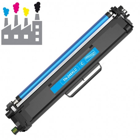 TONER  COMPATIBLE BROTHER TN248XL (TN248XLC) CYAN (2300 PAG)