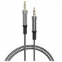 MTK CABLE AUDIO MINIJACK A MINIJACK PREMIUM TB1526 ALUMINIO TRENZADO 1M NEGRO