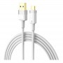 MTK CABLE USB A TYPE C TB1462 PREMIUM NYLON TRENZADO 5V 2.4A 2M BLANCO