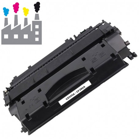 TONER  COMPATIBLE HP CE505A / CF280A (05A / 80A) NEGRO (2300PAG)