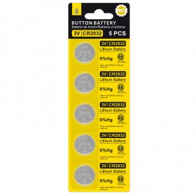 ONE+ PILA CR2032 3V LT60 PARA PLACA BASE (PACK 5 UDS)