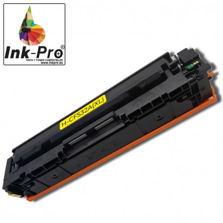 INK-PRO® TONER  COMPATIBLE HP CF532A XL (205A) AMARILLO (2500PAG)