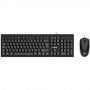 NILOX KIT TECLADO + RATON USB  NXKME0011 USB NEGRO