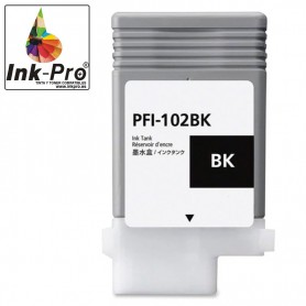 INK-PRO® CARTUCHO  COMPATIBLE CANON PFI102B (0895B001) NEGRO (130 ML)