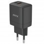 MTK CARGADOR DE PARED TA0357 TAYLOR 2 PTOS USB PD+QC (TYPE C+ USB A) 40W 3.4A (SIN CABLE) NEGRO