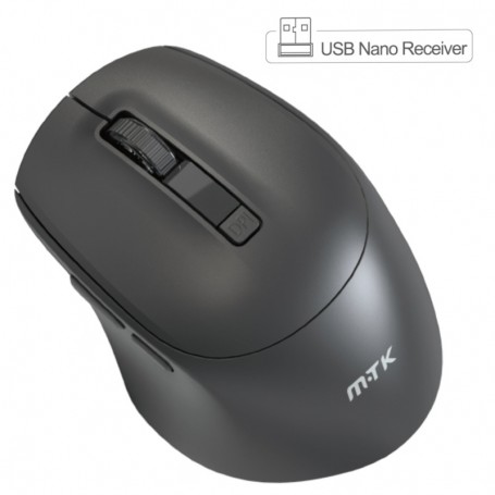 MTK RATON INALAMBRICO DUAL TG7284 BLUETOOTH / RF  6D NEGRO