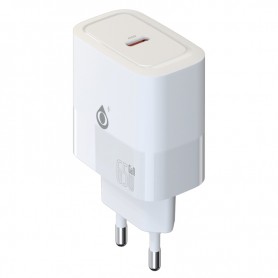 ONE+ NA0431 BL - CARGADOR DE PARED 65W GAN - 1 PUERTO USB-C - PD - SIN CABLE - BLANCO
