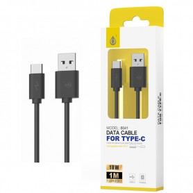 ONE+ CABLE USB A USB TYPE C 8041 3.4A 1M NEGRO