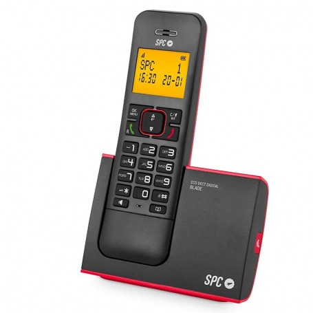 SPC BLADE TELEFONO DECT ROJO / NEGRO