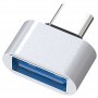ONE+ NB1503 – MINI ADAPTADOR USB 3.1 GEN2 10GBPS 3A - TIPO USB-C/M-A/H - FUNCION OTG - PLATA