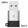 ONE+ NB1238 – MINI ADAPTADOR USB 3.2 GEN2 / USB 2.0 3A TIPO USB-C/H-A/M - ALUMINIO - NEGRO