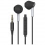 ONE+ TC3358 NE - AURICULARES CON MICROFONO DAREN - BOTON DE LLAMADA - CABLE 1.2M - NEGRO