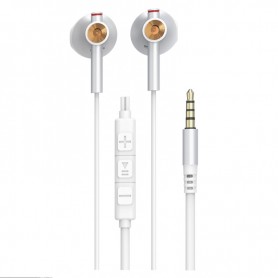 MTK TC3309 BL - AURICULARES CON MICROFONO ZROPIX - CABLE 1.2M - BLANCO