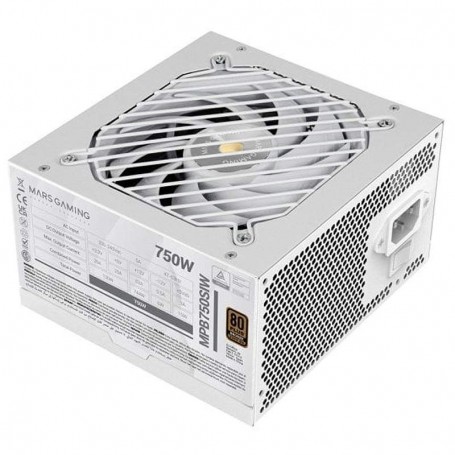 MARS GAMING MPB750SIW - FUENTE DE ALIMENTACION DE 750W - DC-DC & SMD - 80+ BRONZE - BLANCA