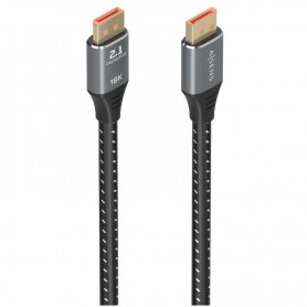 AISENS CABLE DISPLAYPORT V2.1 16K@60HZ 80GBPS - DP/M-DP/M - 2M - NEGRO